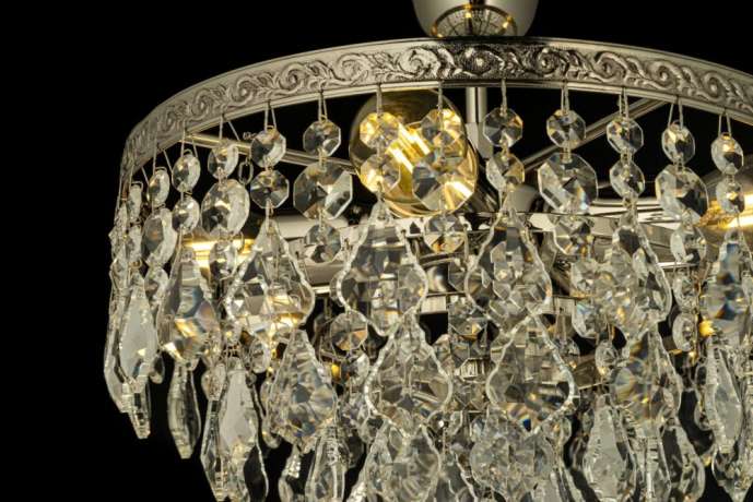 Люстра потолочная с Led лампочками в комплекте Arti Lampadari Castellana E 1.3.30.602 N+Lamps 