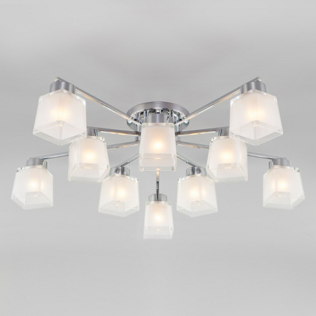 Потолочная люстра Eurosvet Delfi 30162 хром 