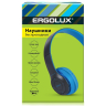 Наушники накладные беспроводные, FM, MP3, микрофон, Синие, Коробка) (15357) ERGOLUX ELX-BTHP01-C06