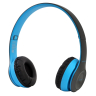 Наушники накладные беспроводные, FM, MP3, микрофон, Синие, Коробка) (15357) ERGOLUX ELX-BTHP01-C06