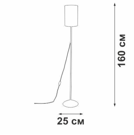 Торшер Vitaluce V2840 V2840-0/1P