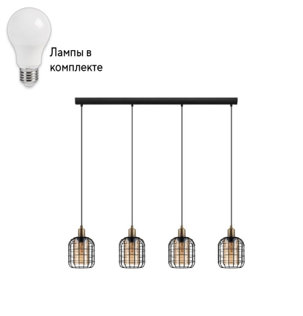 Подвесная люстра с лампочками Eglo 43528+Lamps 