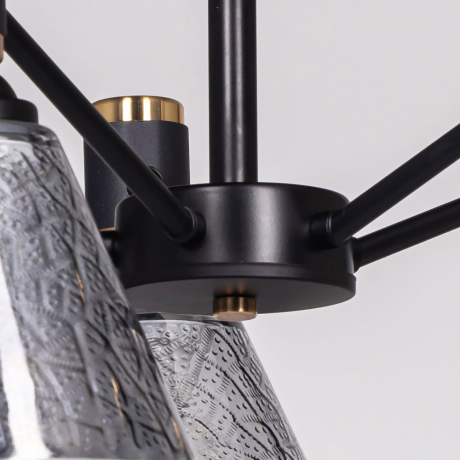 Люстра на штанге с лампочками DeMarkt 635011205+Lamps 