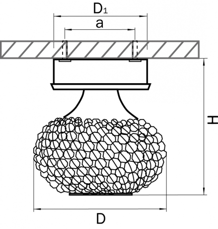 Накладной светильник Lightstar Monile Top 160302 
