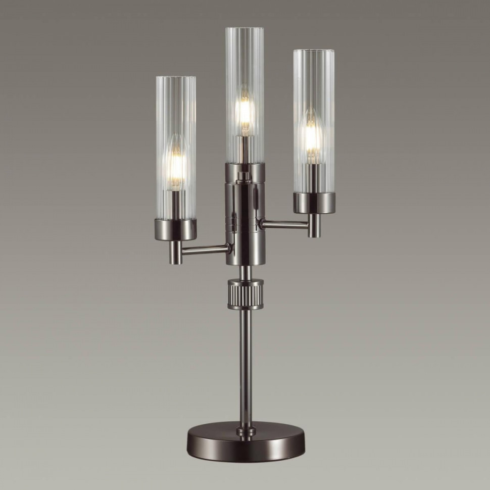 Настольная лампа Lumion Kamilla 5275/3T, цвет черный хром 5275/3T - фото 3