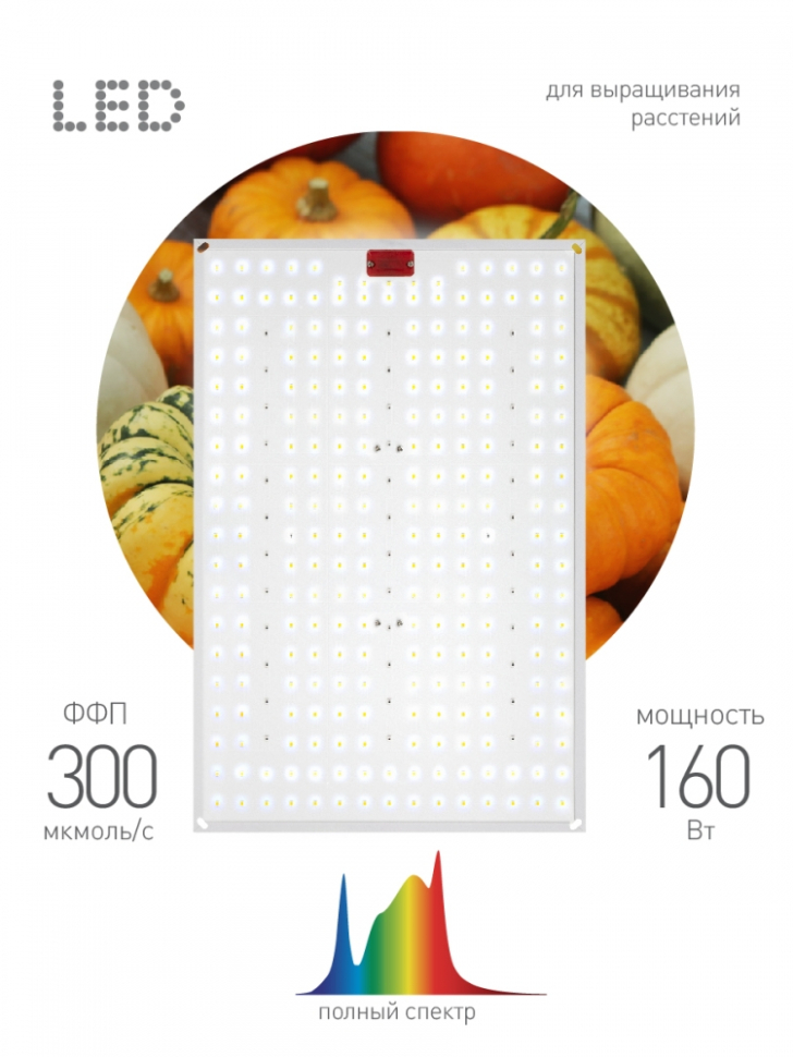 Квантум борд ЭРА FITO-160W-LED-QB Quantum board фитопрожектор полного спектра 160 Вт Б0057283 5352₽