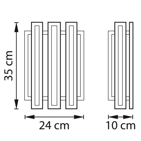 Накладной светильник Lightstar Agave 712624