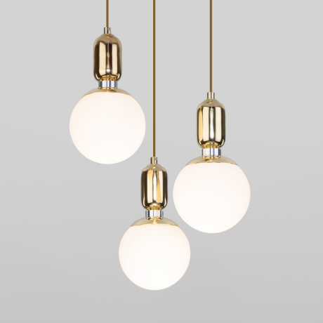Подвесной светильник Eurosvet Bubble 50151/3 золото 