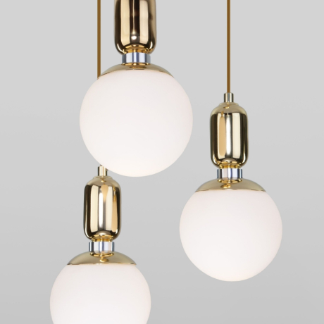 Подвесной светильник Eurosvet Bubble 50151/3 золото 