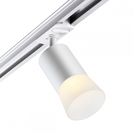 Однофазный светильник для шинопровода с лампочкой Novotech 370903+Lamps 