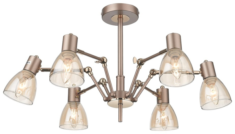 Люстра на штанге Velante с поддержкой Маруся 246-403-06-М 