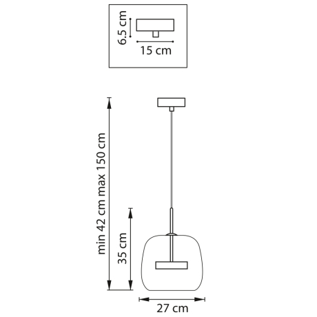 Подвесной светильник Lightstar Cupola 804018 