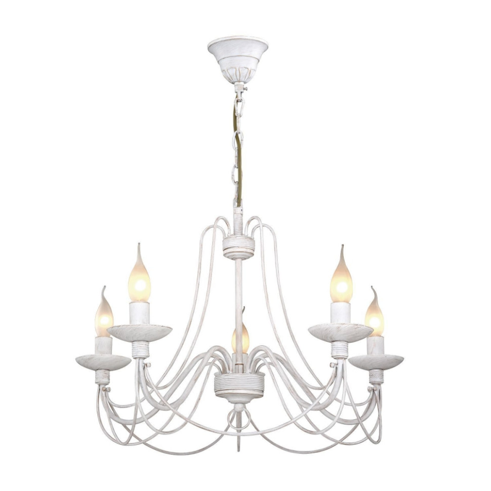Люстра с лампочками F-Promo Chateau 2164-5P+Lamps, цвет белый с золотом 2164-5P+Lamps - фото 2