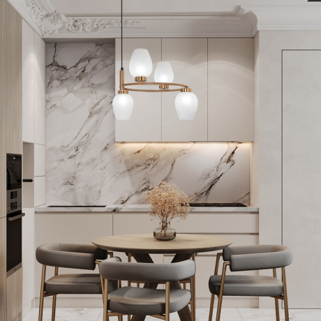 Подвесной светильник 30183/4 латунь Eurosvet (a064682) 