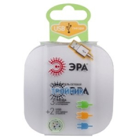 Сетевой разветвитель ЭРА SP-3e-USB-2A Б0015243
