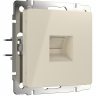 Розетка Ethernet RJ-45 без рамки Werkel слоновая кость W1181003
