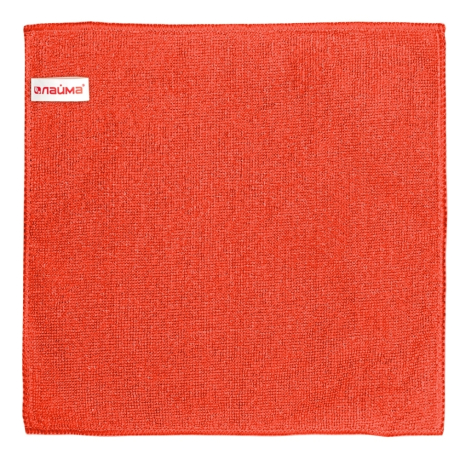 Нарушена упаковка! <219289> Салфетка универсальная, микрофибра, 30х30 см, оранжевая, 220 г/м2, LAIMA, 601242 (601242)