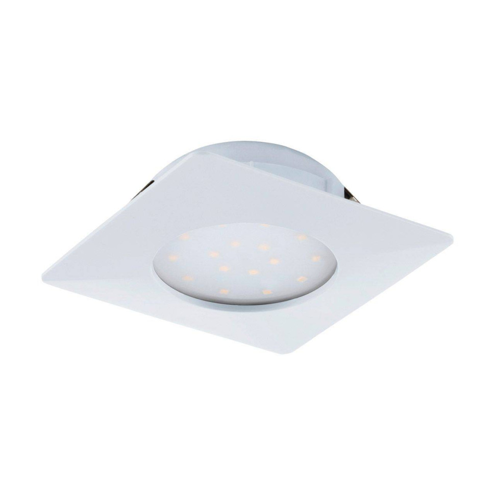 95861 Встраиваемый светодиодный точечный светильник Eglo Pineda, цвет белый - фото 1