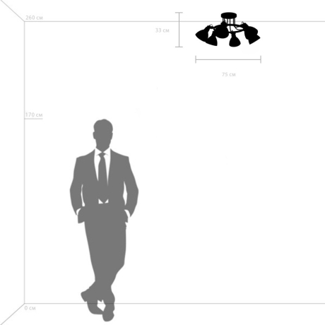 Потолочная люстра Acrobata Lightstar с поддержкой Алисы, 761067 