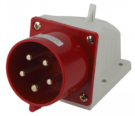 Вилка стационарная 525 3Р+РЕ+N 32А 380В IP44 Эра 168091