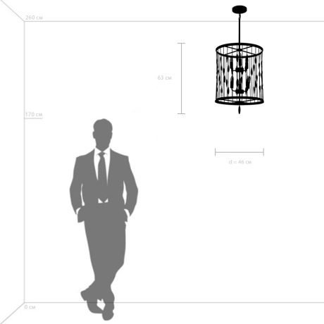 Подвесной светильник Lightstar с поддержкой Маруся Firenze 725163 