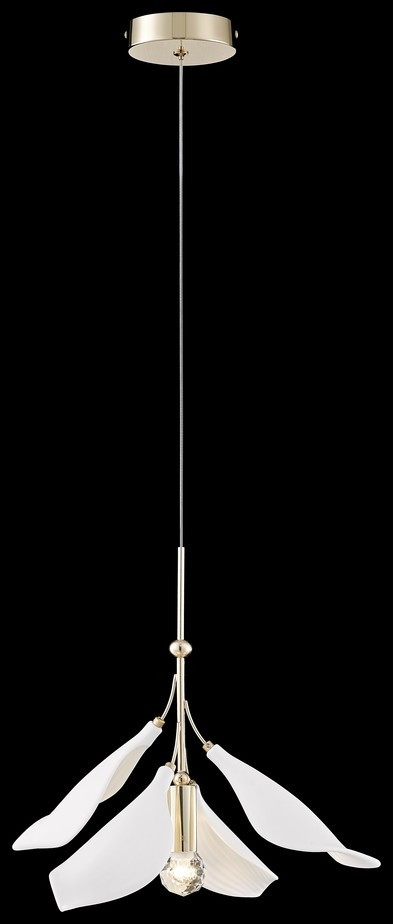 Подвесной светильник с 1 LED лампами. Комплект от Lustrof №657313-709227, цвет золото