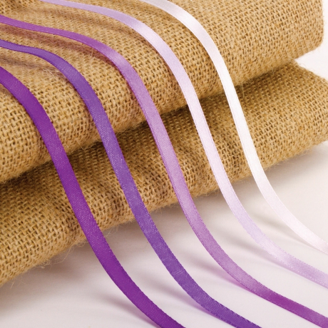 Нарушена упаковка!  <302525> Лента атласная ширина 6 мм, ФИОЛЕТОВЫЙ СПЕКТР набор 5 цветов по 23 м, BRAUBERG, 591492 (591492)