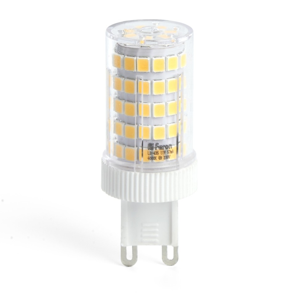 Набор для Goods : светодиодные лампы FERON LB-435 38151 (11W) 230V G9 6400K JCD упаковка 10 шт. ( код 600005881722 ) ( арт 315727 ) - фото 2