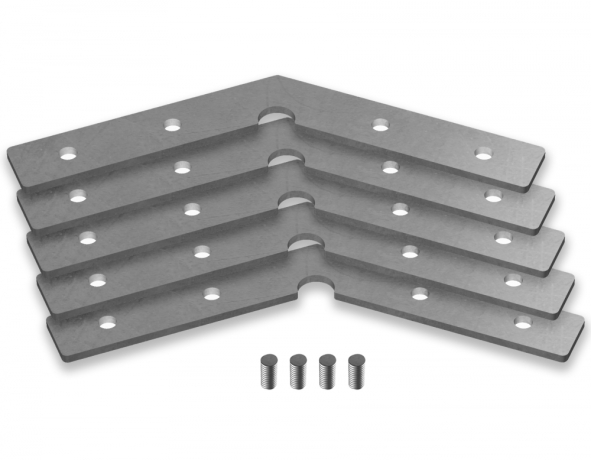 Соединитель профилей угловой Ambrella Light Profile System GP GP8054 