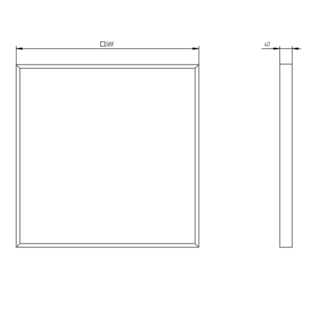 Светодиодная панель Эра -40K-038 (364646)