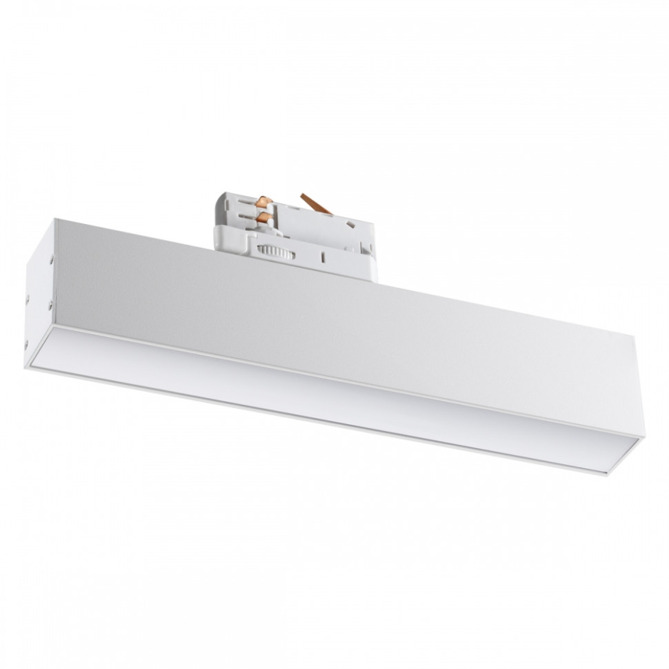 Трехфазный LED светильник 18W 4000К для трека Iter Novotech 358854, цвет белый - фото 3