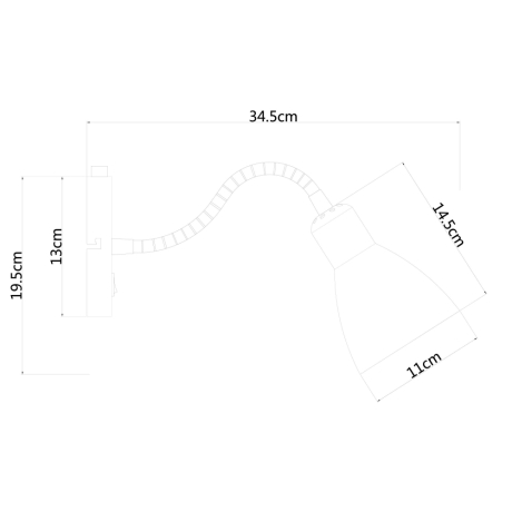 Спот с лампочкой Arte lamp A1408AP-1BK+Lamps 