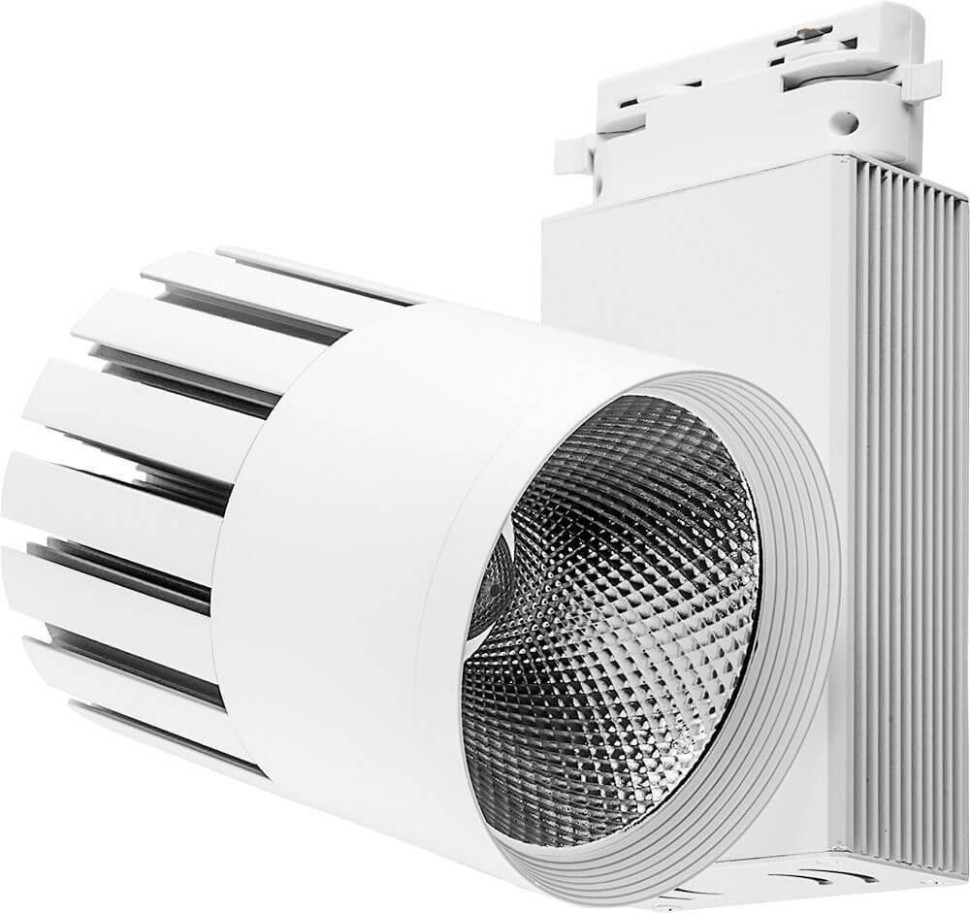 Светодиодный светильник Feron AL105 трековый на шинопровод 30W 4000K, 35 градусов, белый,  3-х фазный 32949 барселона 02 белый белый