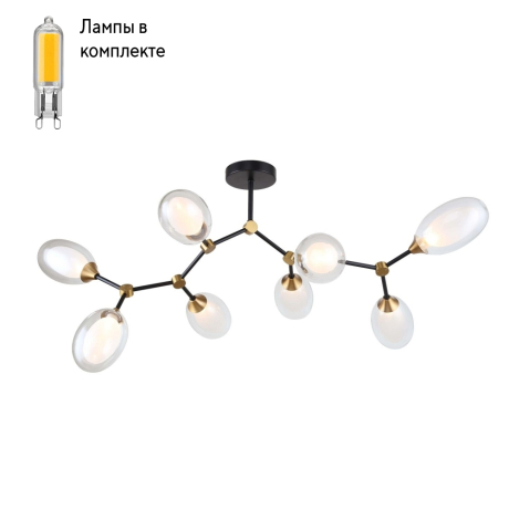 Люстра потолочная с Led лампочками в комплекте F-Promo 4083-8P+Lamps 