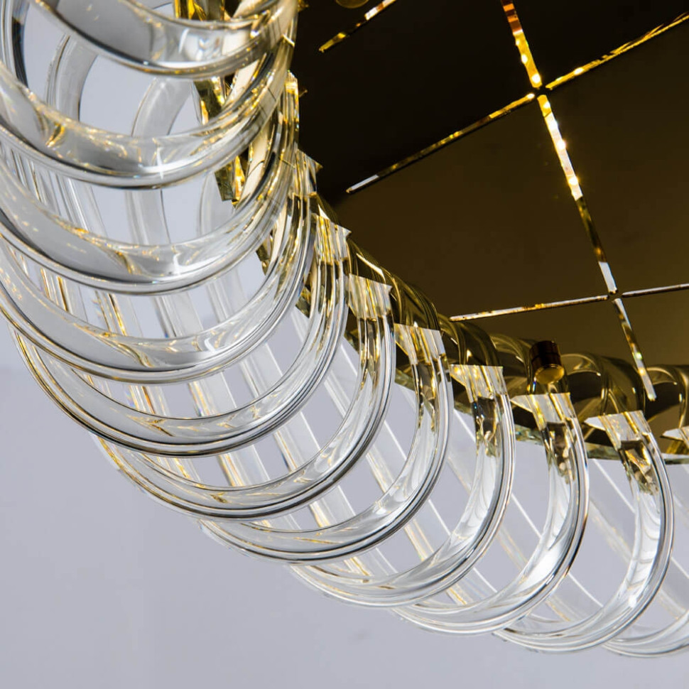 Подвесная люстра со светодиодными лампочками E14 , комплект от Lustrof. №240824-622876, цвет бронза - фото 2
