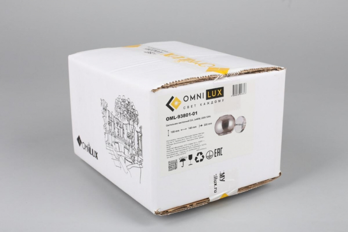 Бра с лампочкой Omnilux OML-93801-01+Lamps 