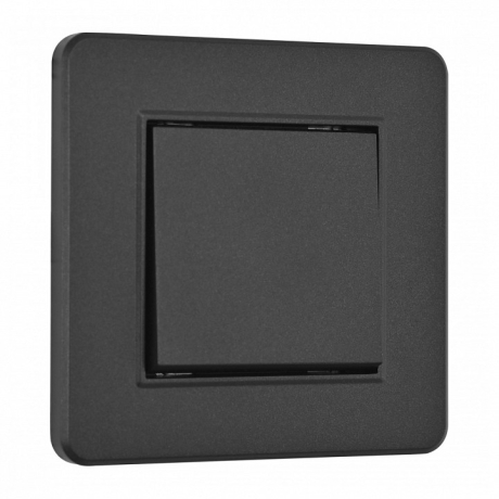 Выключатель одноклавишный Arte Milano SET16-1 SET16-1-30-1 black 