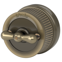 Выключатель одноклавишный без рамки Werkel Ретро (бронза) W5712012