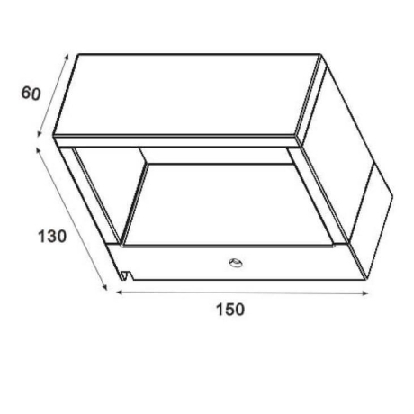 66202 Уличный светодиодный настенный светильник Lucide