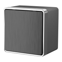 Выключатель одноклавишный влагозащищенный Werkel Gallant (графит рифленый) W5010204