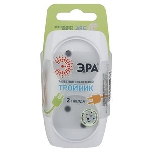 Сетевой разветвитель ЭРА -2-W 169757