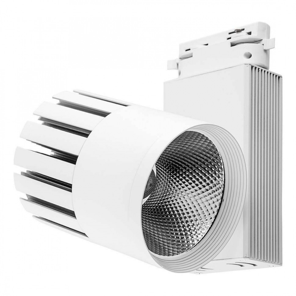 Светодиодный светильник Feron AL105 трековый на шинопровод 40W 4000K, 35 градусов, белый,  3-х фазный 32951
