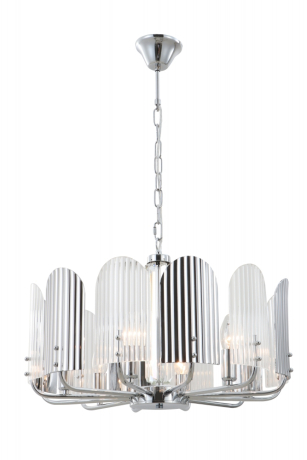 Люстра подвесная с лампочками iLamp 15571-6 CR+MULT+Lamps 