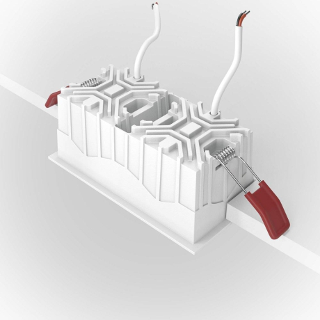 Встраиваемый светильник Maytoni Technical Alfa DL043-02-10W3K-D-SQ-W
