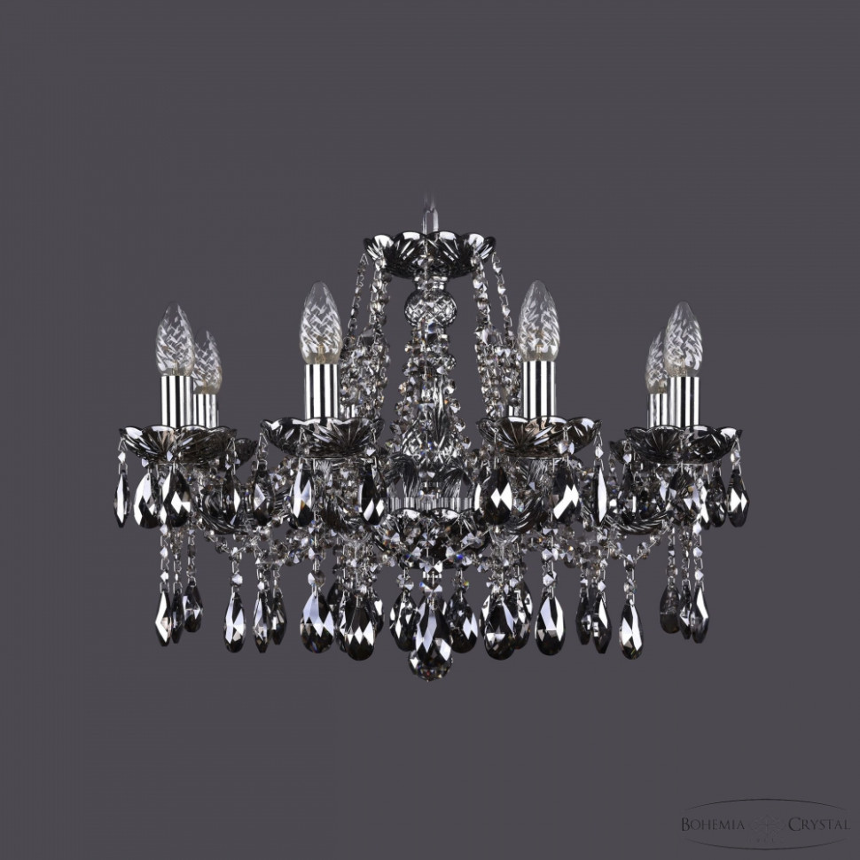 Люстра подвесная Bohemia Ivele Crystal 1413/8/200 Ni M781 1413 12 6 220 xl 74 g подвесная люстра bohemia ivele crystal