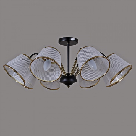 Люстра на штанге ILLUMICO IL0344-8CSQ-79 BK AB