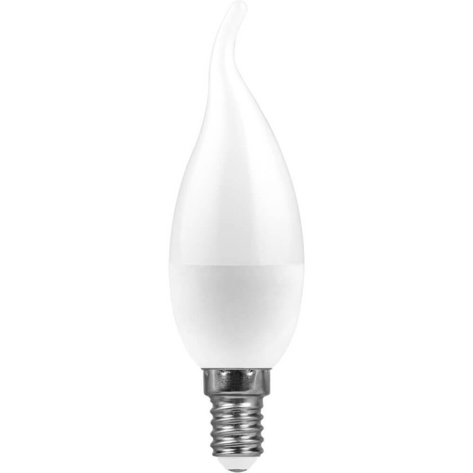 Лампа светодиодная Feron LB-770 Свеча на ветру E14 11W 4000K 25940 лампа gauss basic filament свеча на ветру 8 5w 590lm 2700к е14 milky led 1 10 50