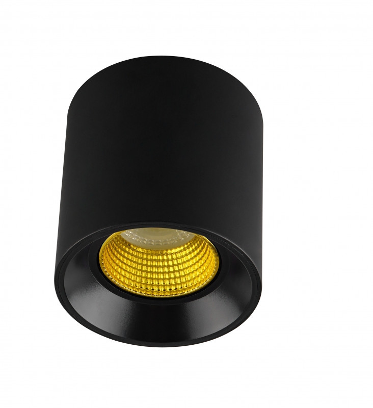 Накладной светильник Denkirs DK3090-BK+YE, цвет черный DK3090-BK+YE - фото 1