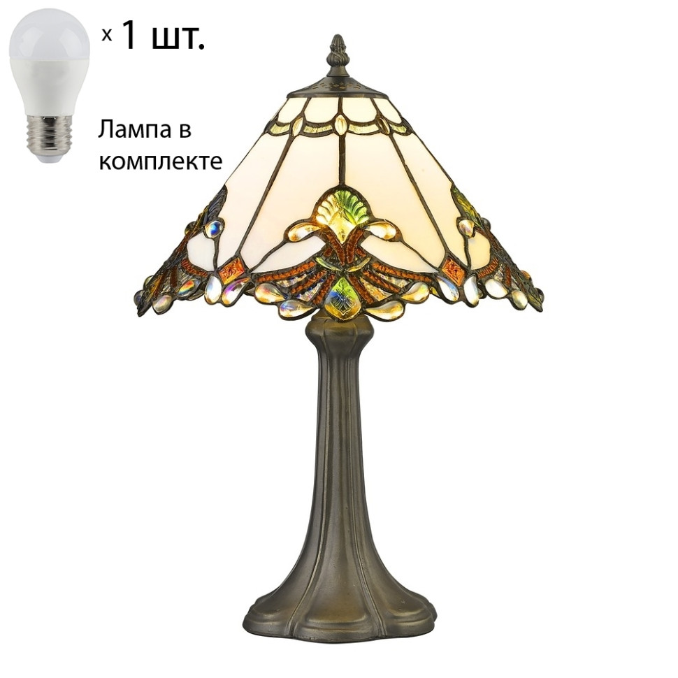 Настольная лампа с лампочкой Velante 863-804-01+Lamps E27 P45