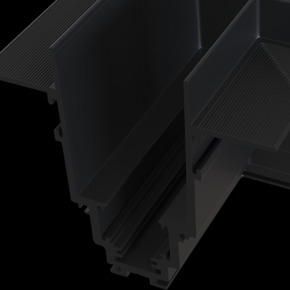 Угловой коннектор для встраиваемого магнитного шинопровода Maytoni Accessories for tracks TRA004CL-22B, цвет черный - фото 3